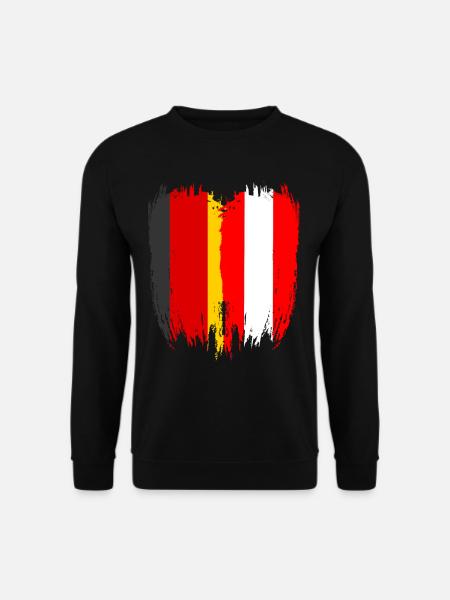Germany Flag Austria - Unisex Sweatshirt - black