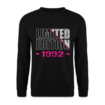 Limited Edition 1992 - Unisex Sweatshirt - black - Front - Alina (178cm) & Michal (187cm)