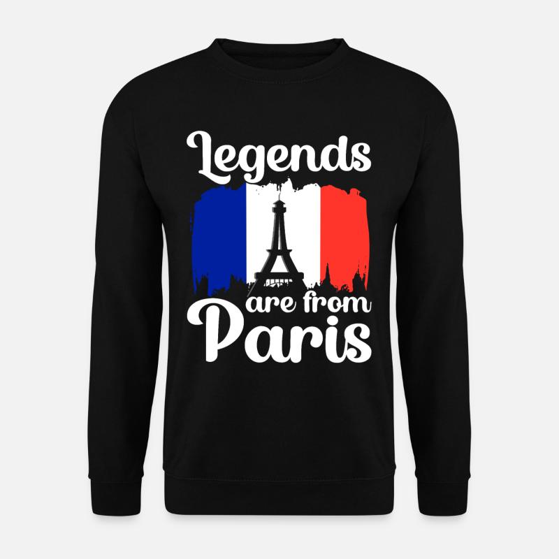 Frankreich - Unisex Pullover - Schwarz