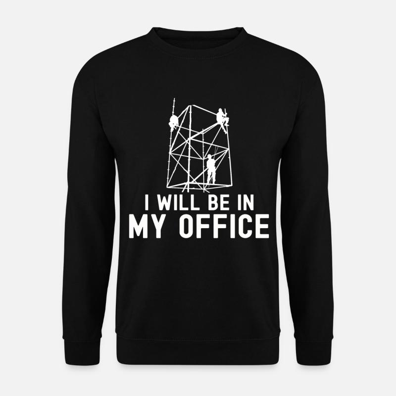Scaffolding builder Tshirt - Unisex Sweatshirt - black