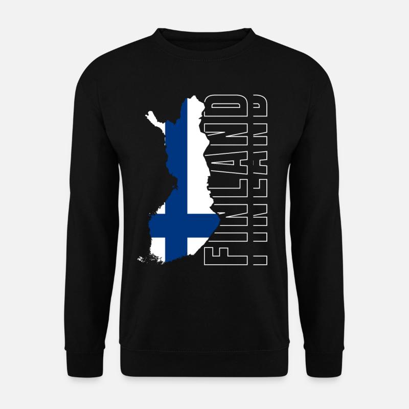 Finlande - Sweat-shirt Unisexe - noir