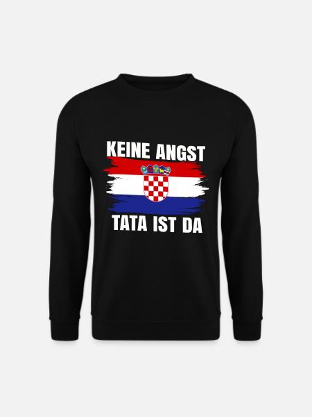 Kroatien Hrvatska Croatia Jugo Geschenk Balkan - Unisex Pullover - Schwarz