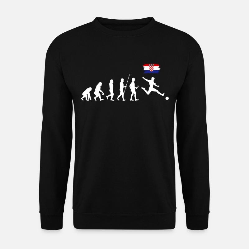 Kroatien Geschenk Herkunft Zagreb Hrvatska Heimat - Unisex Pullover - Schwarz