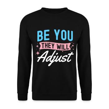 Trans Transgenre Transsexuel Cadeau Queer - Sweat-shirt Unisexe - noir - Devant - Alina (178cm) & Michal (187cm)