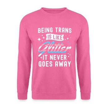 Transgenre - Sweat-shirt Unisexe - rose - Devant