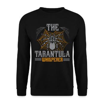 Le chuchoteur de tarentule Spider lover Arachni - Sweat-shirt Unisexe - noir - Devant - Alina (178cm) & Michal (187cm)
