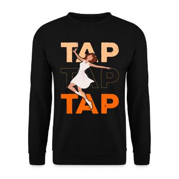 Tap Dance Tap Dance Jazz Dancer Tap Dance - Unisex Sweatshirt - black - Front - Alina (178cm) & Michal (187cm)