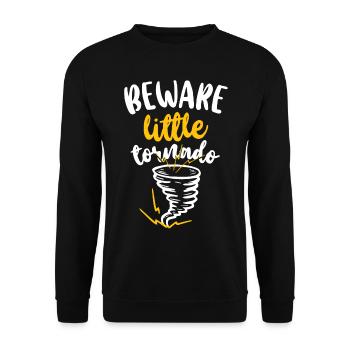 Météorologie des ouragans Storm Chaser - Sweat-shirt Unisexe - noir - Devant - Alina (178cm) & Michal (187cm)