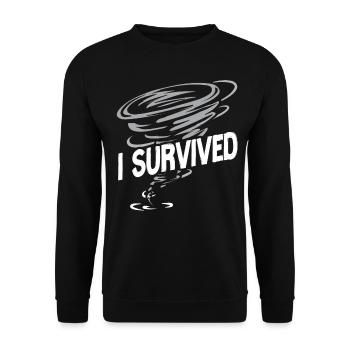 Météorologie des ouragans Storm Chaser - Sweat-shirt Unisexe - noir - Devant - Alina (178cm) & Michal (187cm)