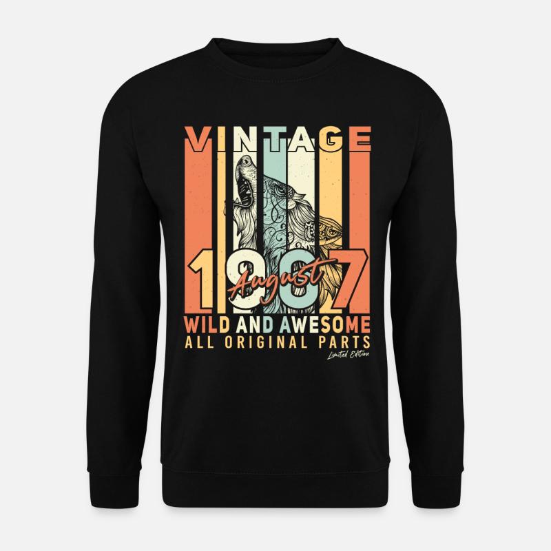 Rétro 1967 Août - Sweat-shirt Unisexe - noir