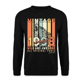 Tous originaux en août 1998 - Sweat-shirt Unisexe - noir - Devant - Alina (178cm) & Michal (187cm)