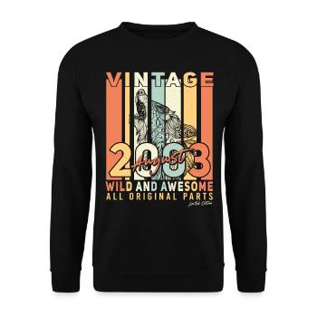 Tous originaux en août 2003 - Sweat-shirt Unisexe - noir - Devant - Alina (178cm) & Michal (187cm)