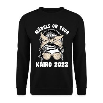 Mädels on Tour Kairo 2022 - Unisex Pullover - Schwarz - Vorne - Alina (178cm) & Michal (187cm)