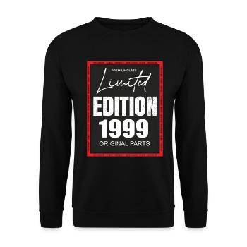 Limited Edition 1999 - Unisex Pullover - Schwarz - Vorne - Alina (178cm) & Michal (187cm)