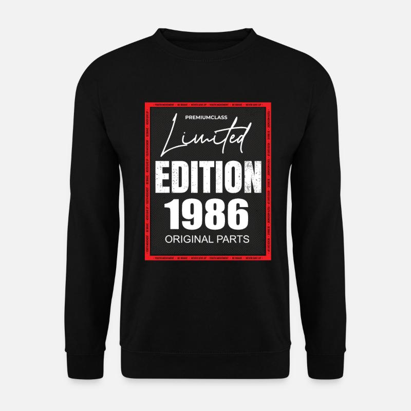 Limited Edition 1986 - Unisex Pullover - Schwarz