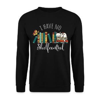 Livres Shelfcontrol Lire le roman du bibliothécaire - Sweat-shirt Unisexe - noir - Devant - Alina (178cm) & Michal (187cm)