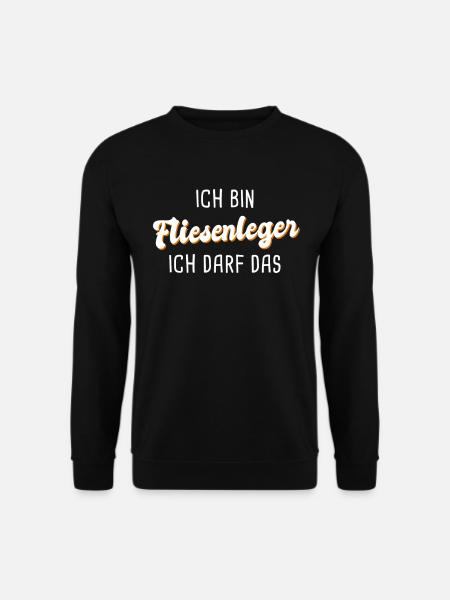 Fliesenleger - Unisex Pullover - Schwarz