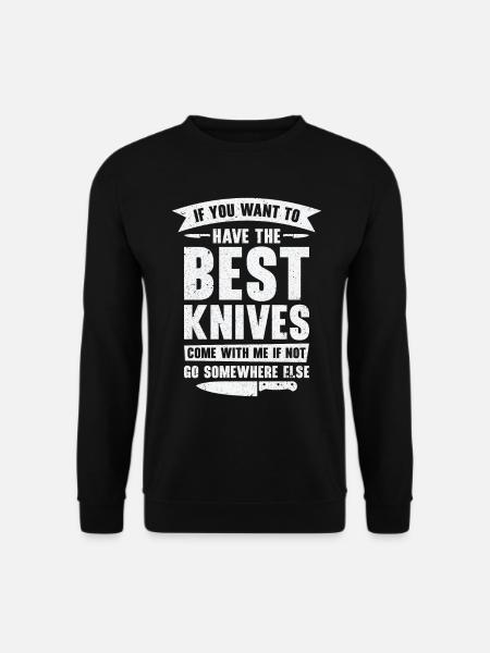 Knifemaking Knife Making Bladesmith Smithing - Unisex Sweatshirt - black