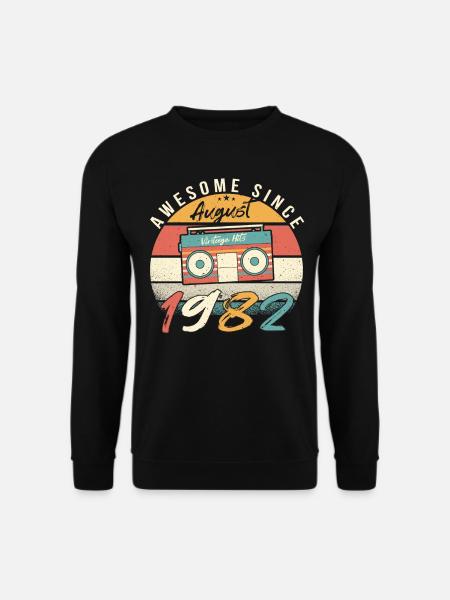 40e anniversaire août 1982 - Sweat-shirt Unisexe - noir