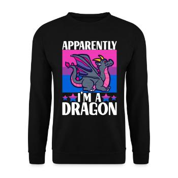Bisexuels LGBTQ - Sweat-shirt Unisexe - noir - Devant - Alina (178cm) & Michal (187cm)