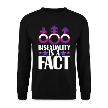 Bisexuels LGBTQ - Sweat-shirt Unisexe - noir - Devant - Alina (178cm) & Michal (187cm)