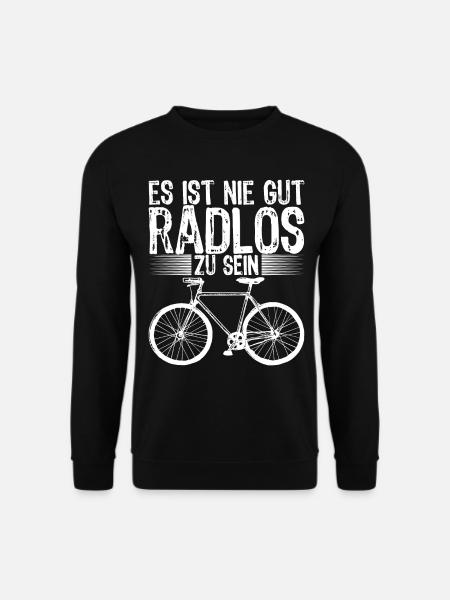 Fahrrad Fahrradfahren MTB - Unisex Pullover - Schwarz