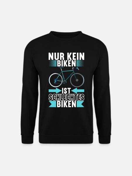Fahrrad Fahrradfahren MTB - Unisex Pullover - Schwarz