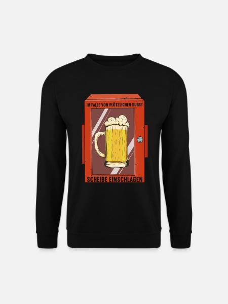 Bier Biertrinker - Unisex Pullover - Schwarz