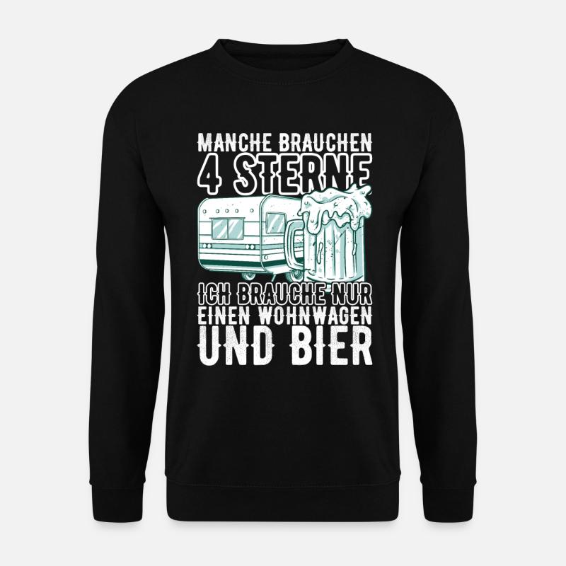 Camping Wohnmobil - Unisex Pullover - Schwarz