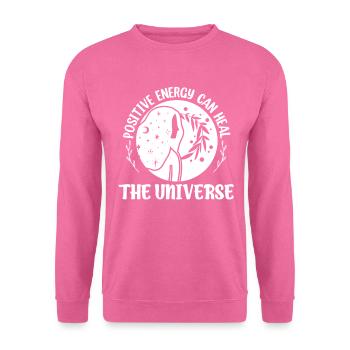 Médecine énergétique Guérison à l’énergie positive - Sweat-shirt Unisexe - rose - Devant