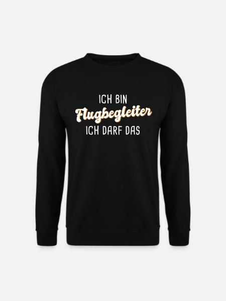 Flugbegleiter - Unisex Pullover - Schwarz
