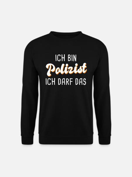 Polizist - Unisex Pullover - Schwarz