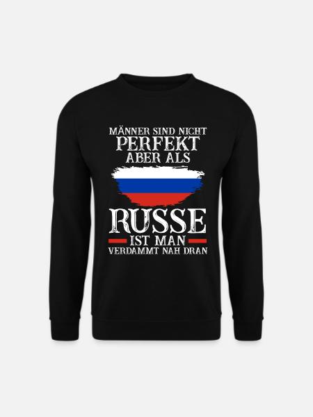 Russland Russen Russisches - Unisex Pullover - Schwarz