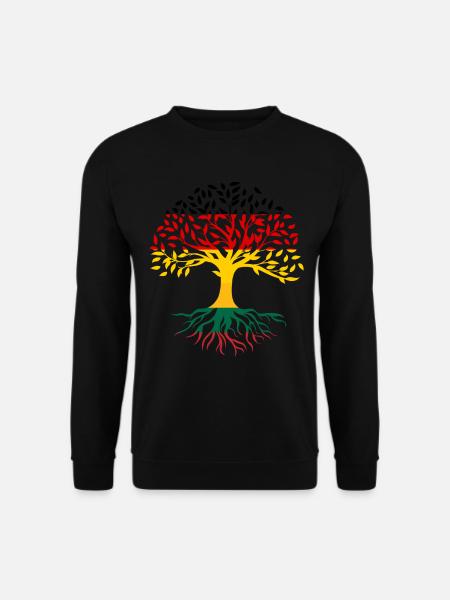 Roots Tree Germany Lithuania - Unisex Sweatshirt - black