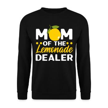 Mère de la limonade marchand de citron fruit boisson - Sweat-shirt Unisexe - noir - Devant - Alina (178cm) & Michal (187cm)