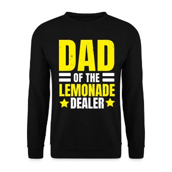 Père du marchand de limonade boisson citronnée - Sweat-shirt Unisexe - noir - Devant - Alina (178cm) & Michal (187cm)