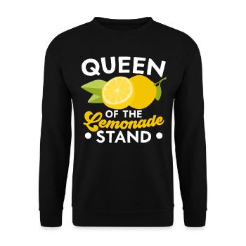 Reine de la boisson aux fruits citronnés - Sweat-shirt Unisexe - noir - Devant - Alina (178cm) & Michal (187cm)