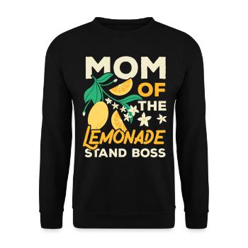 Mère de limonade patronne patronne de citron - Sweat-shirt Unisexe - noir - Devant - Alina (178cm) & Michal (187cm)
