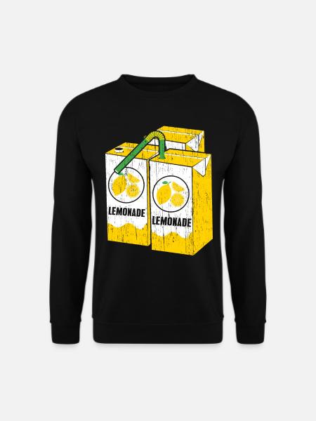 Lemon lover's lemon drink - Unisex Sweatshirt - black