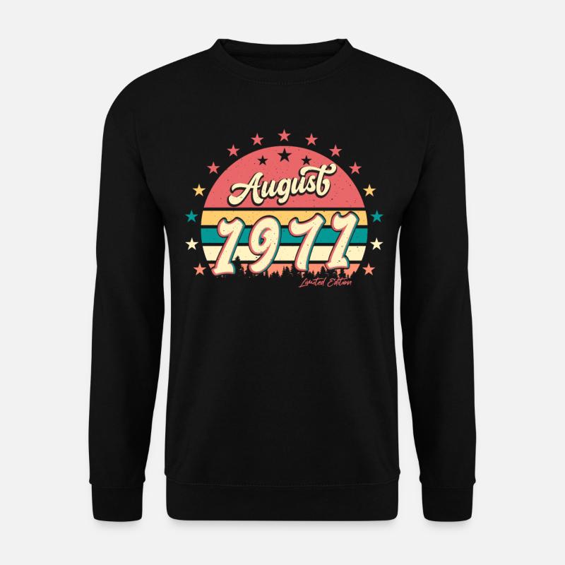 1971 Août Rétro - Sweat-shirt Unisexe - noir