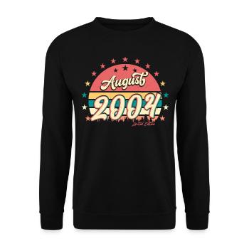 2004 Enfin majeur en août - Sweat-shirt Unisexe - noir - Devant - Alina (178cm) & Michal (187cm)