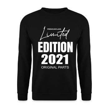 Limited Edition 2021 - Unisex Sweatshirt - black - Front - Alina (178cm) & Michal (187cm)