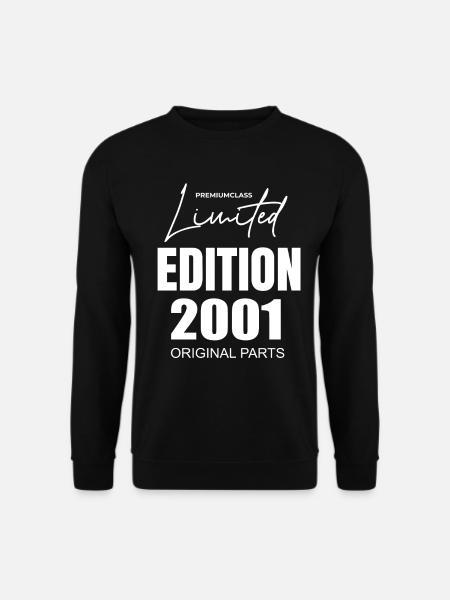 Limited Edition 2001 - Unisex Pullover - Schwarz