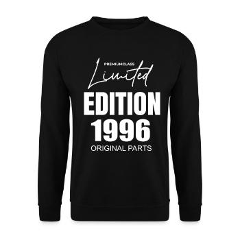 Édition limitée 1996 - Sweat-shirt Unisexe - noir - Devant - Alina (178cm) & Michal (187cm)