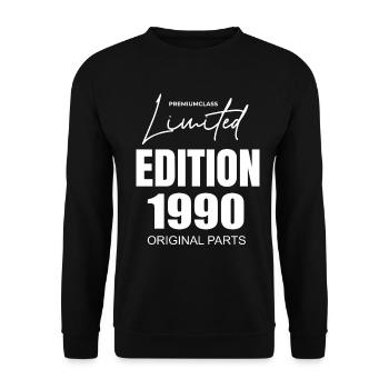 Édition limitée 1990 - Sweat-shirt Unisexe - noir - Devant - Alina (178cm) & Michal (187cm)