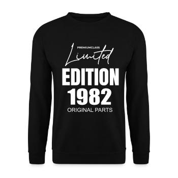 Édition limitée 1982 - Sweat-shirt Unisexe - noir - Devant - Alina (178cm) & Michal (187cm)