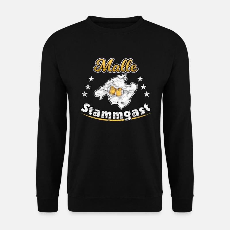 Malle Stammgast - Unisex Pullover - Schwarz