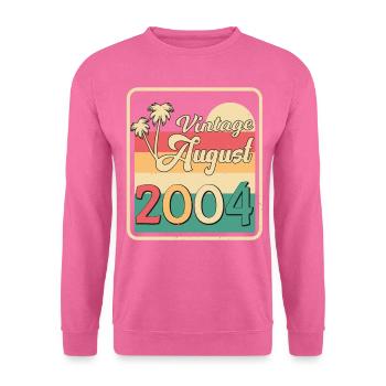 2004 Enfin majeur en août - Sweat-shirt Unisexe - rose - Devant