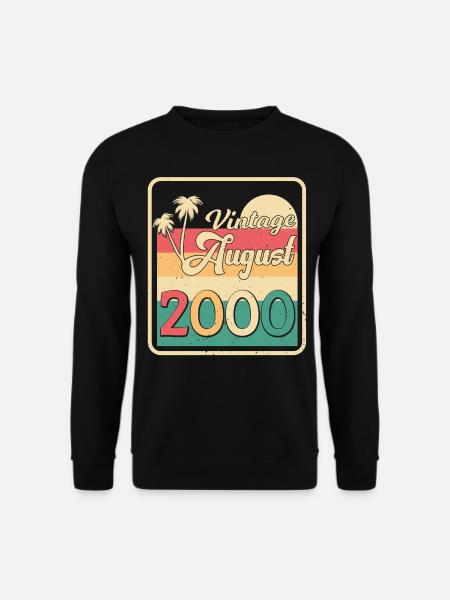 2000 Août Rétro - Sweat-shirt Unisexe - noir