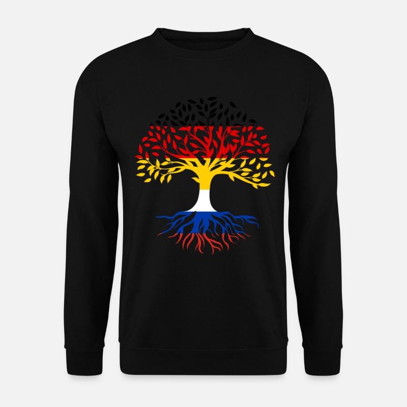 Roots Tree Germany Russia - Unisex Sweatshirt - black